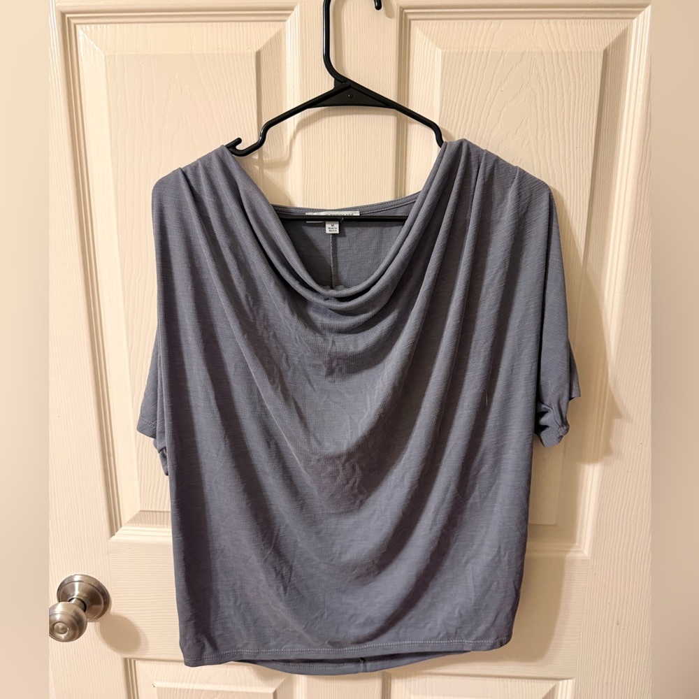 Green Envelope Charcoal Top